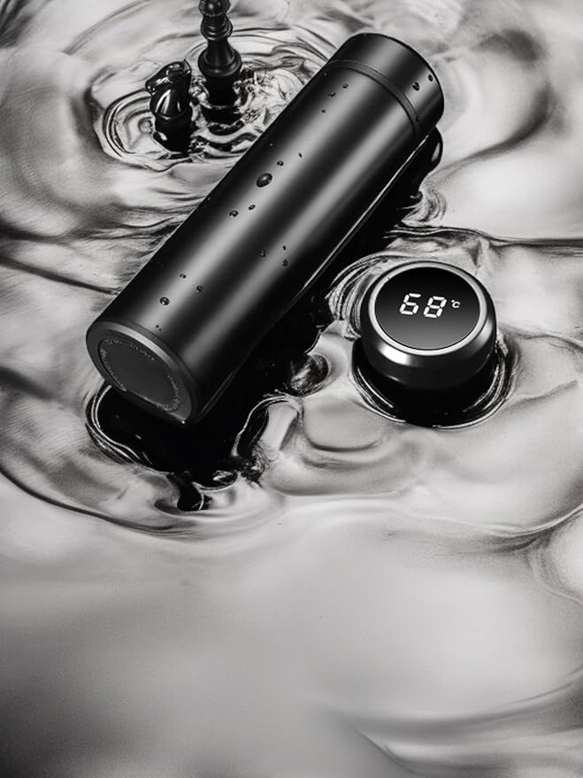Temperature Water Bottle | Smart Vacuum Insulated Thermos Water Bottle ( Pack Of 1 )